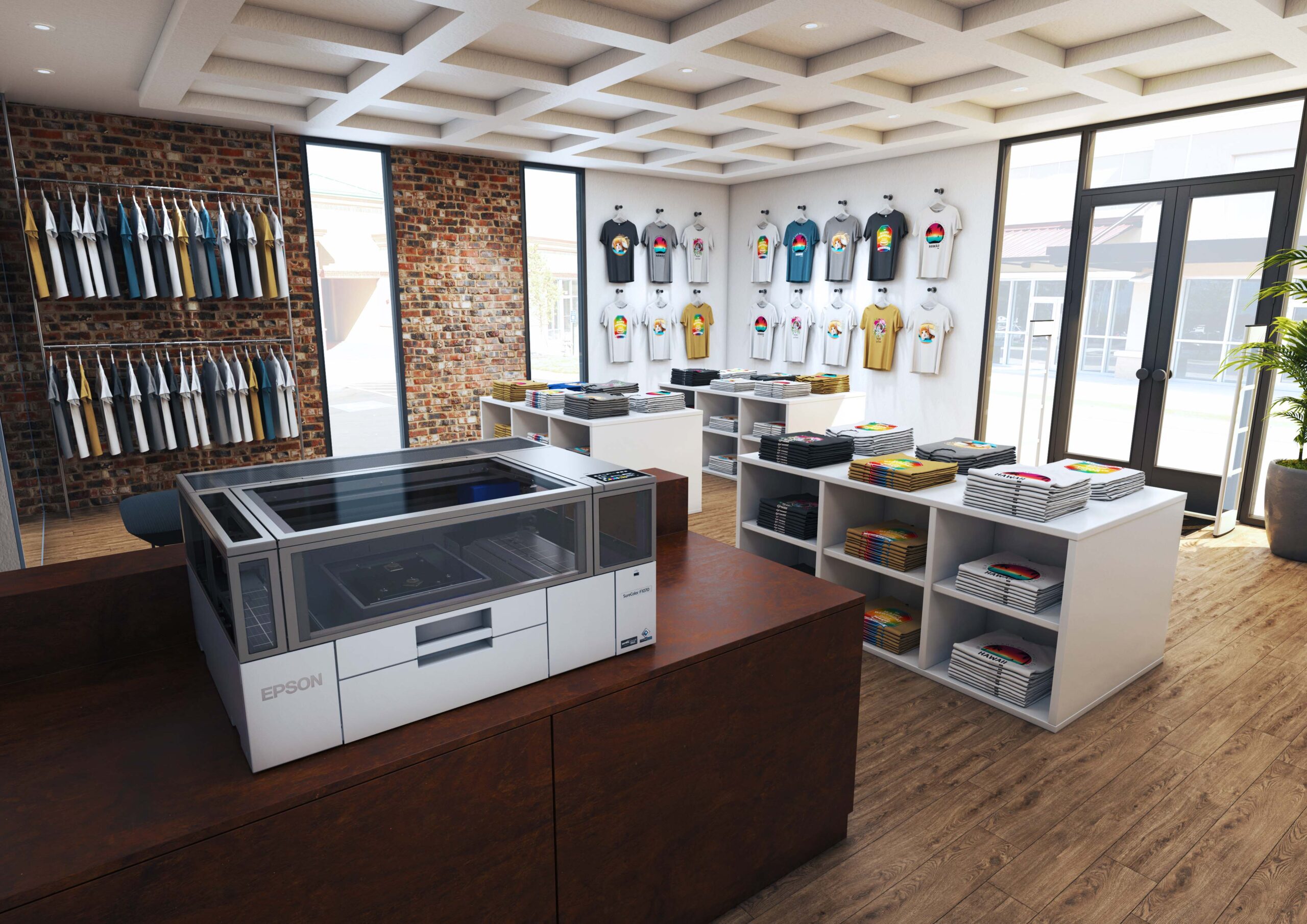 Epson DTG/DTF Hybrid decorated apparel printer
