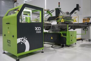 ROQ IMPRESS and FEED unit for heat press T-shirt decoration