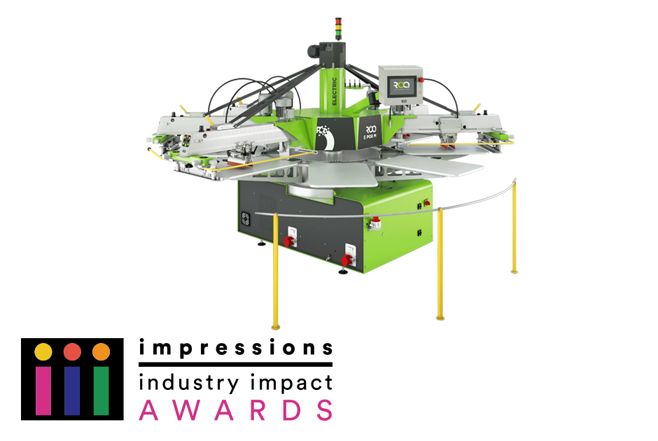 2024 Impressions Industry Impact Awards Best New Screen-Printing Tech: ROQ E Self-contained Automatic Press