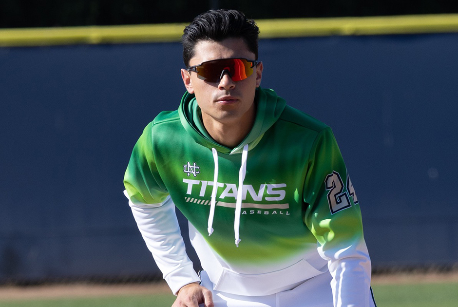 male model wearing sports hoodie A4 Sports Apparel hoodie