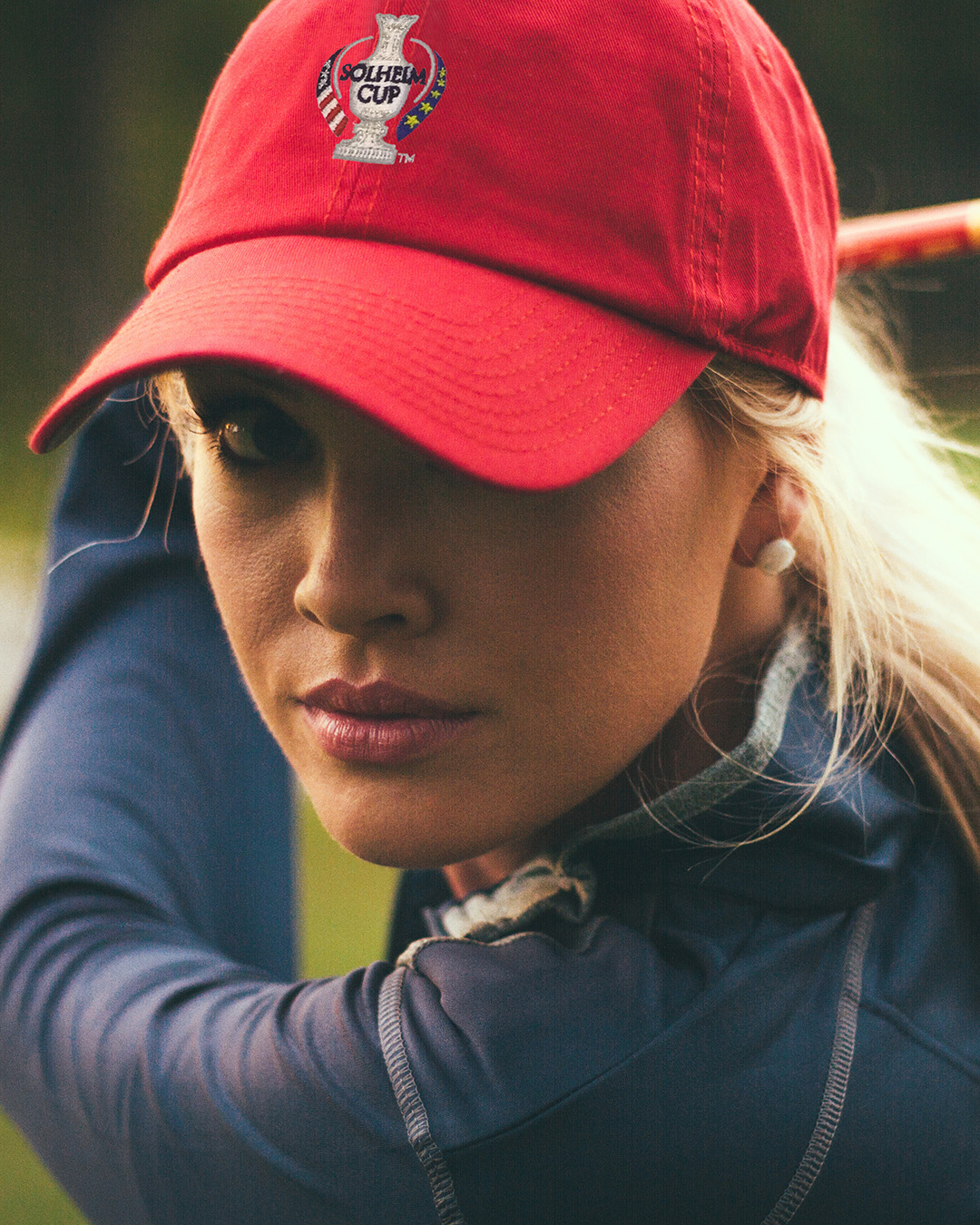 Female model wearing Imperial headwear