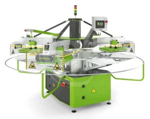 ROQ IMPRESS automated heat press for custom T-shirt decoration 